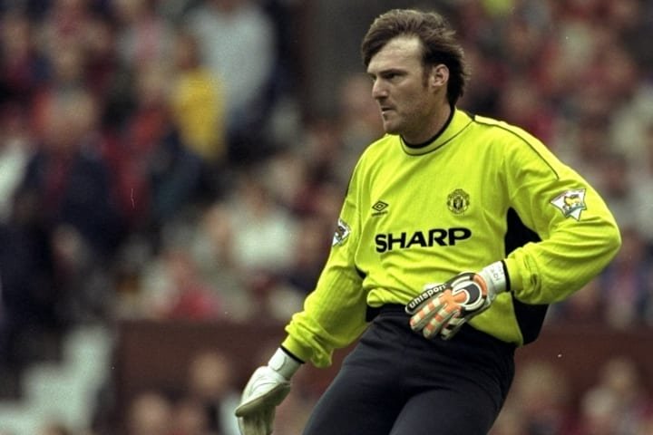 Massimo Taibi of Manchester United Massimo Taibi of Manchester United