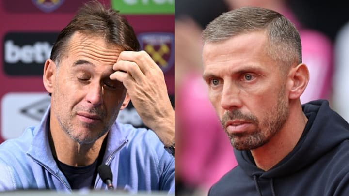 Julen Lopetegui and Gary O'Nei Julen Lopetegui and Gary O'Nei