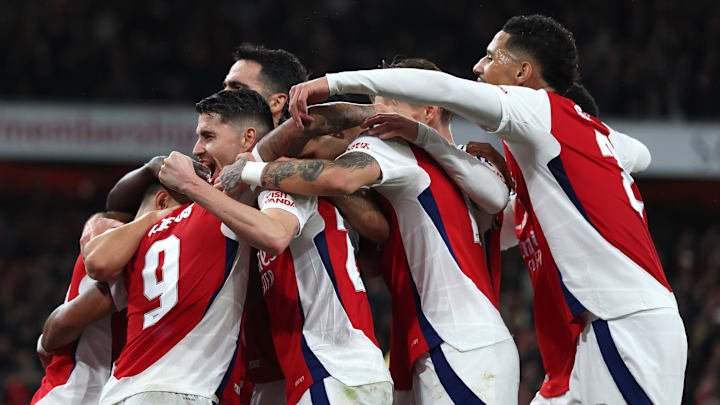 Arsenal enjoyed a thrilling victory Arsenal enjoyed a thrilling victory