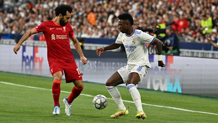 Salah and Vinicius Junior have met in a Champions League final Salah and Vinicius Junior have met in a Champions League final