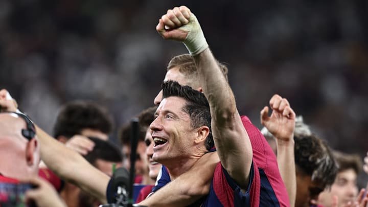 Robert Lewandowski scored in the thrilling final