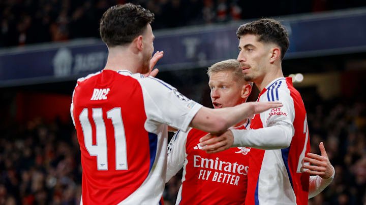 Declan Rice and Kai Havertz were on the scoresheet for Arsenal