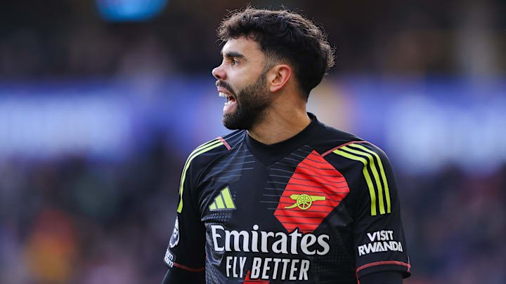 David Raya missed the midweek win over Girona