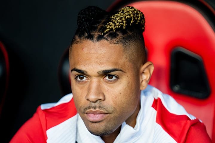 Mariano Diaz of Sevilla FC seen during the La Liga EA Sports...