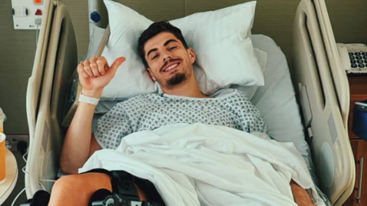 Havertz shared a picture from his hospital bed