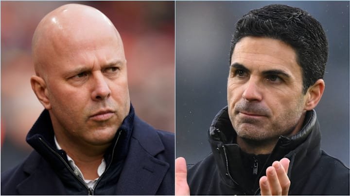 Arne Slot and Mikel Arteta are seemingly going head-to-head for the Premier League title