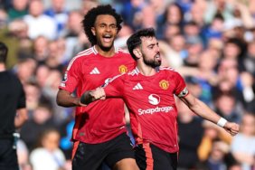 Bruno Fernandes got Man Utd back into the game against Everton