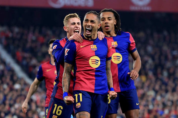 Raphinha, Fermin Lopez, Jules Kounde