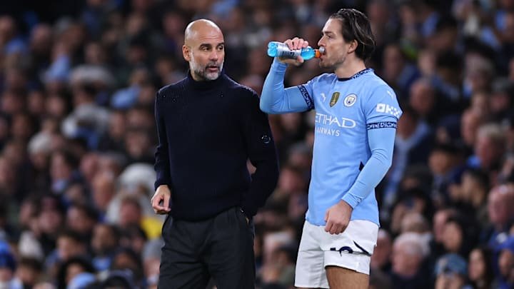 Pep Guardiola was asked about Jack Grealish drinking something a little stronger than Gatorade