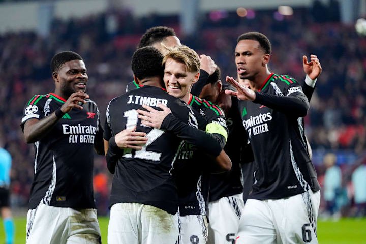 Gabriel, Jurrien Timber, Martin Odegaard, Thomas Partey