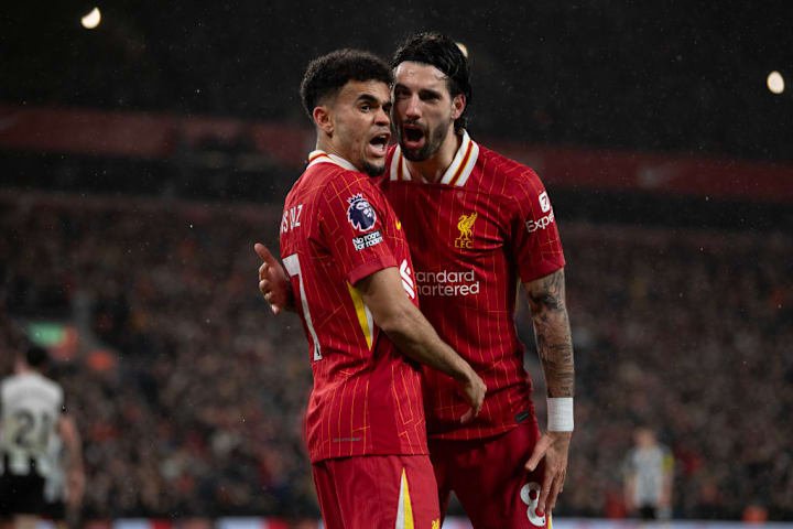 Dominik Szoboszlai, Luis Díaz - Soccer Player Dominik Szoboszlai, Luis Díaz - Soccer Player