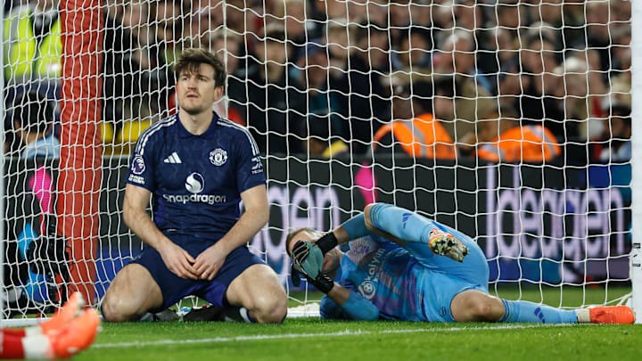 Harry Maguire came closest to forcing an equaliser for Nottingham Forest