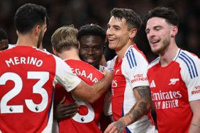 Arsenal face Everton on Saturday lunchtime