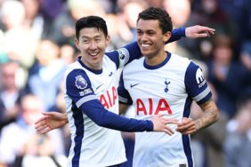 Brennan Johnson was at the double as Spurs confirmed Southampton's relegation