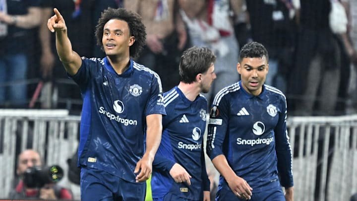 Joshua Zirkzee looked like he'd won it for Man Utd