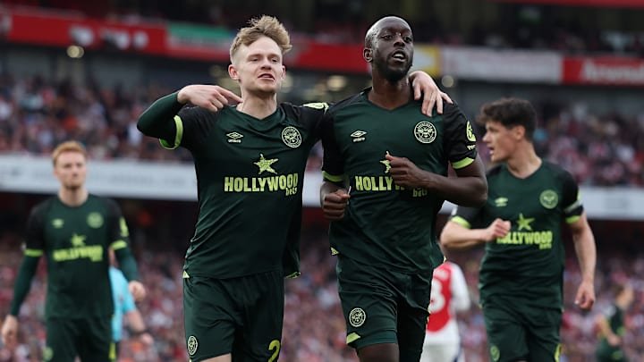 Brentford claimed a point at the Emirates Stadium