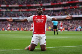 Thomas Partey had to be taken off after scoring for Arsenal against Brentford