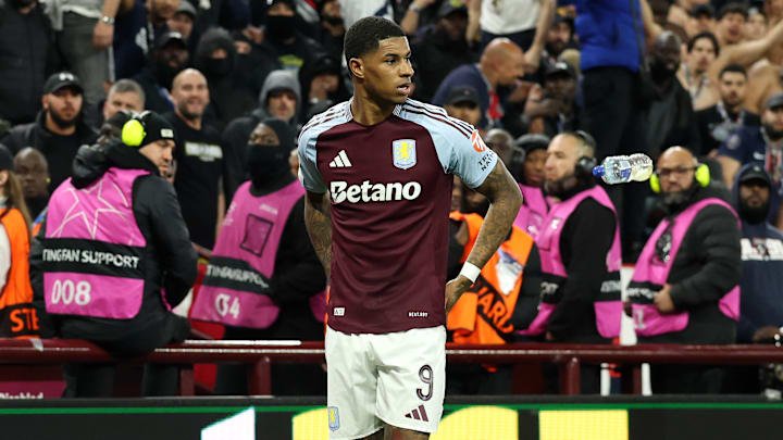Marcus Rashford captured the imagination for Aston Villa against Paris Saint-Germain